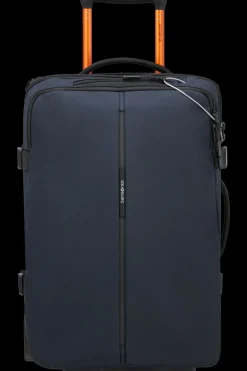 Samsonite Eco Friendly Luggage | Cabin Luggage-SECURIPAK 2.0 Duffle with wheels 52cm - Dark Blue