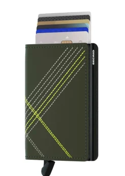 Secrid Wallets-Slimwallet Stitch Linea Lime