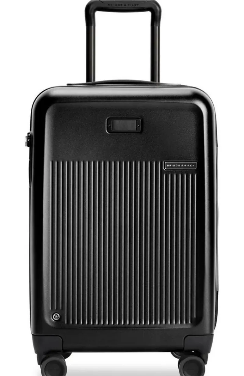 Briggs & Riley Spinner (4 Wheel) | Hardside Luggage-Sympatico Essential 56cm Carry-On Expandable Spinner - Black