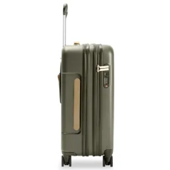 Briggs & Riley Spinner (4 Wheel) | Hardside Luggage-Sympatico Essential 56cm Carry-On Expandable Spinner - Olive