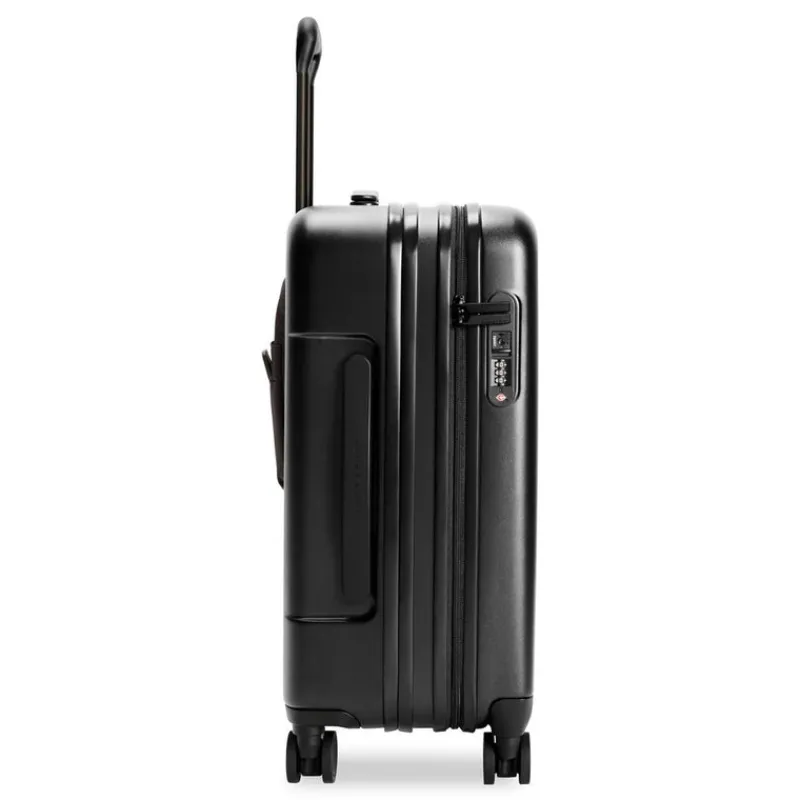 Briggs & Riley Spinner (4 Wheel) | Hardside Luggage-Sympatico Essential 56cm Carry-On Expandable Spinner - Black