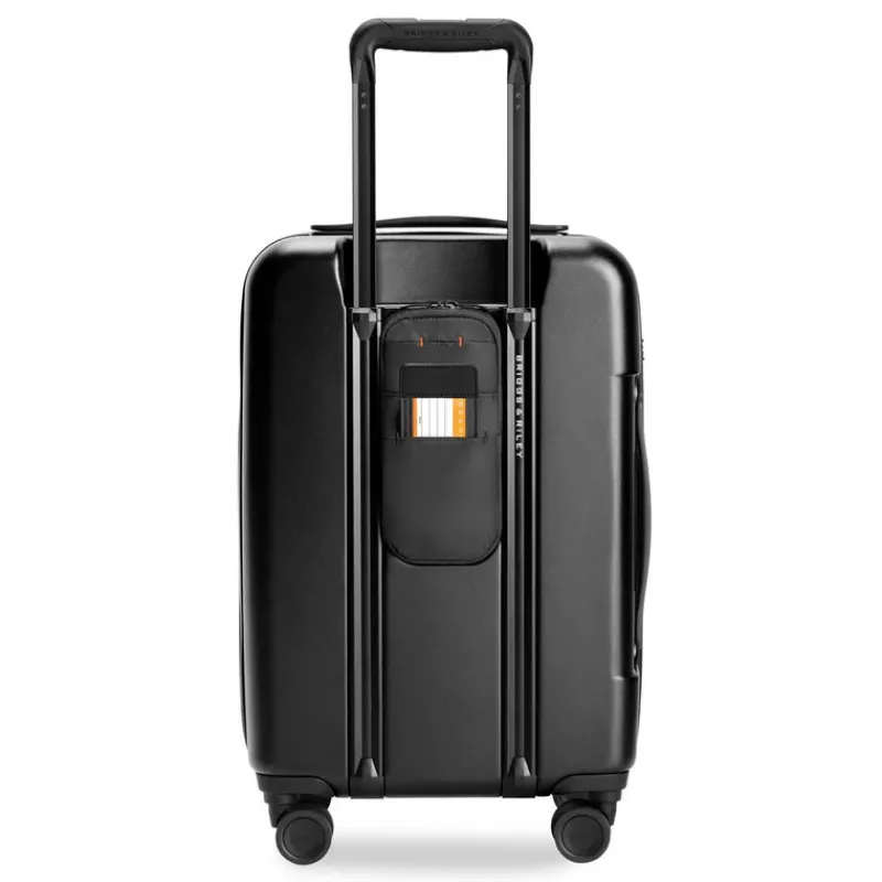 Briggs & Riley Spinner (4 Wheel) | Hardside Luggage-Sympatico Essential 56cm Carry-On Expandable Spinner - Black