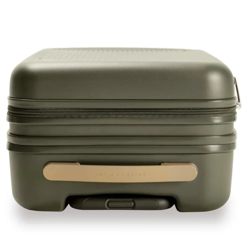 Briggs & Riley Spinner (4 Wheel) | Hardside Luggage-Sympatico Essential 56cm Carry-On Expandable Spinner - Olive