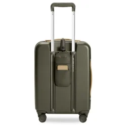Briggs & Riley Spinner (4 Wheel) | Hardside Luggage-Sympatico Global 53cm Carry-On Expandable Spinner - Olive
