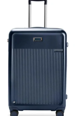 London Luggage Spinner (4 Wheel) | Hardside Luggage-Sympatico Medium Expandable Spinner - Navy