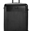 London Luggage Spinner (4 Wheel) | Hardside Luggage-Sympatico Medium Expandable Spinner - Black