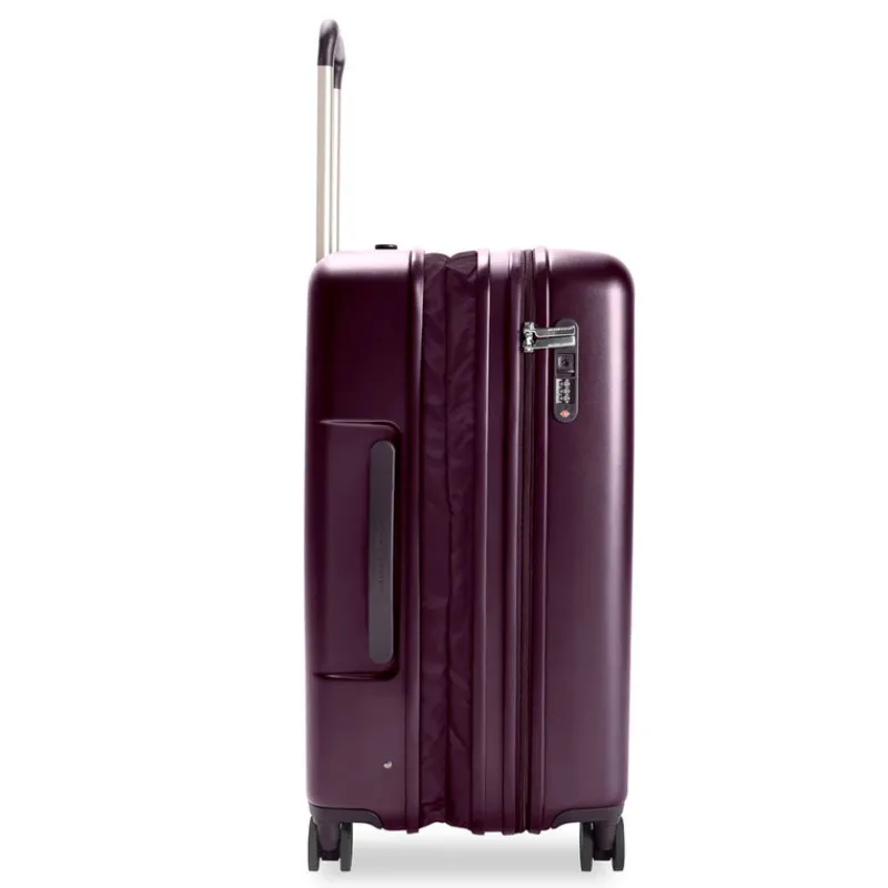 Briggs & Riley Hardside Luggage | Spinner (4 Wheel)-Sympatico Medium Expandable Spinner - Plum