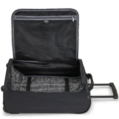 Kipling Cabin Luggage-TEAGAN Extra Small Cabin Duffle Bag with Wheels - Black Noir