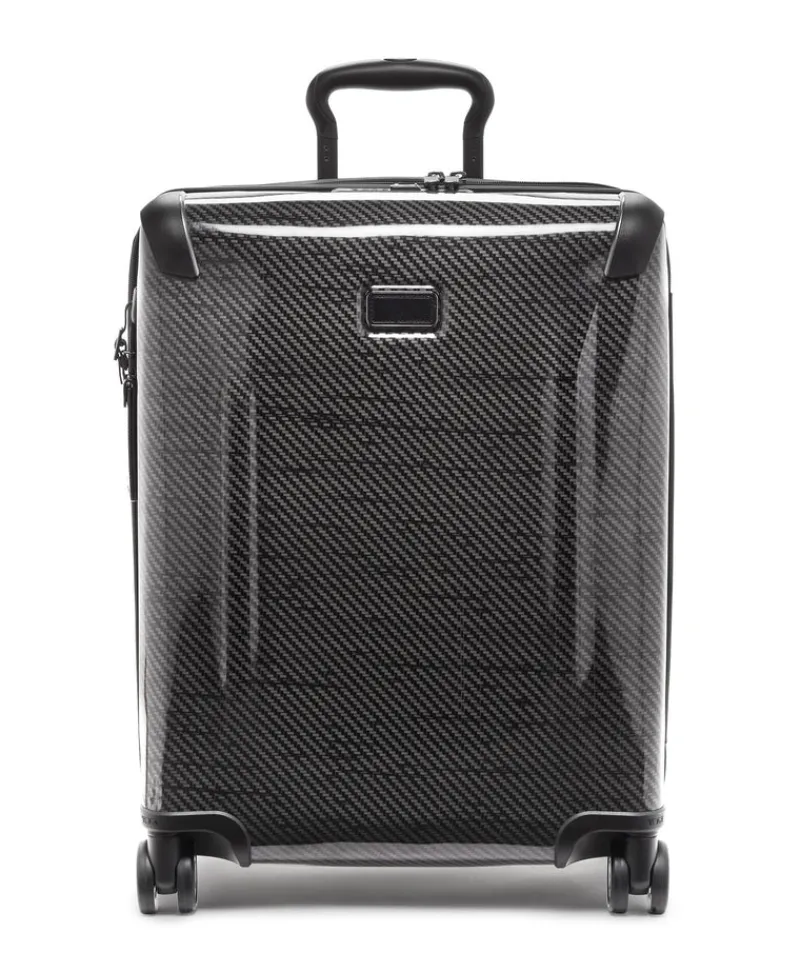 London Luggage Cabin Luggage-TEGRA-LITE Continental Expandable 4 Wheeled Carry-On - Black/Graphite