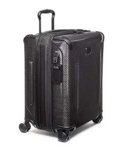 London Luggage Cabin Luggage-TEGRA-LITE Continental Expandable 4 Wheeled Carry-On - Black/Graphite