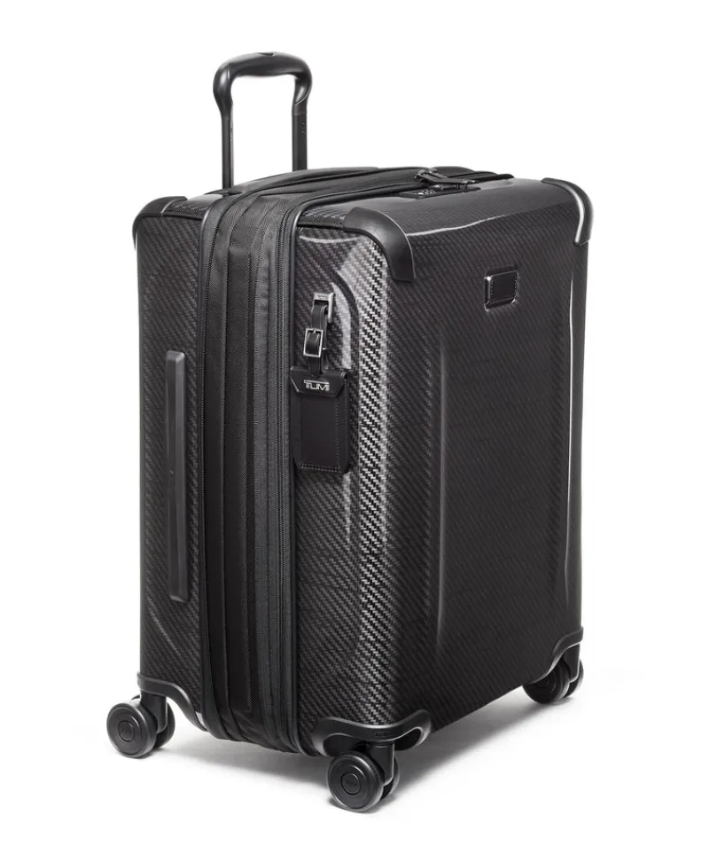 London Luggage Cabin Luggage-TEGRA-LITE Continental Expandable 4 Wheeled Carry-On - Black/Graphite