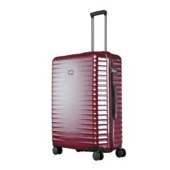 London Luggage Spinner (4 Wheel) | Hardside Luggage-TITAN Litron 4w Trolley L - Cherry Red