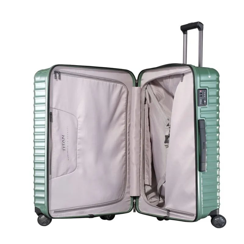 Titan Spinner (4 Wheel) | Hardside Luggage-Litron 4w Trolley L - Grape Green