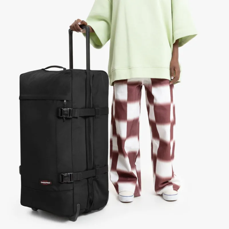 London Luggage Upright (2 Wheel) | Softside Luggage-Tranverz Upright M - Black
