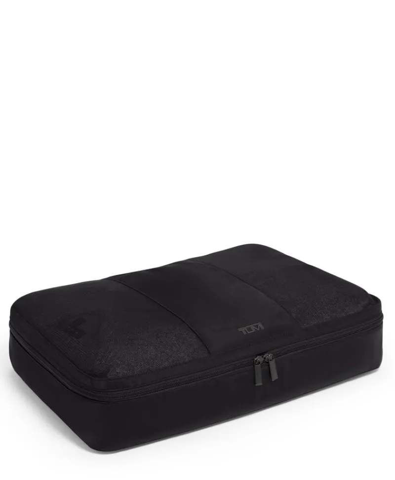 Tumi Travel Accessories-TRAVEL ACCESSORY PACKING CUBE LARGE - BLACK