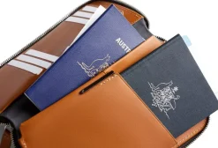 Bellroy Wallets-Travel Folio - Caramel