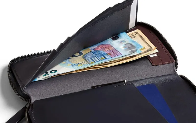 Bellroy Wallets-Travel Folio - Deep Plum