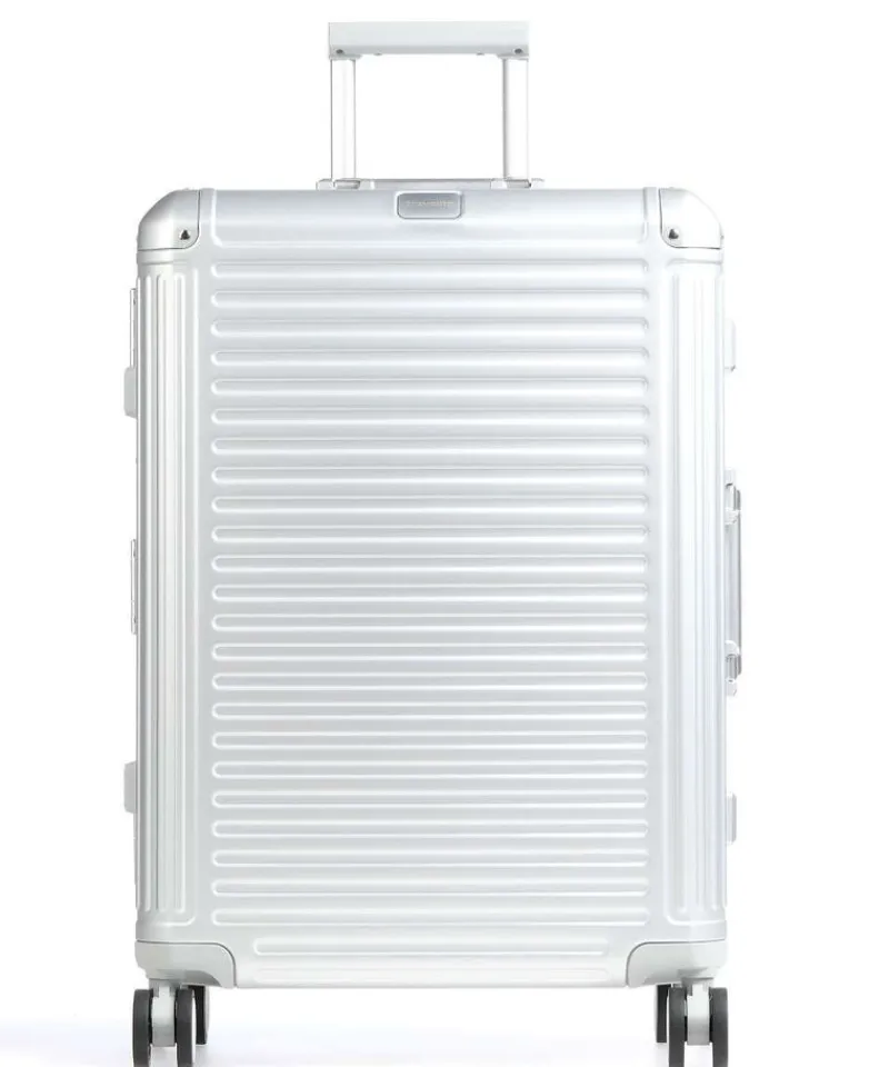 Travelite Spinner (4 Wheel) | Aluminium Luggage-Next Spinner (4 wheels) 67cm - Silver