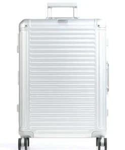 Travelite Spinner (4 Wheel) | Aluminium Luggage-Next Spinner (4 wheels) 77cm - Silver