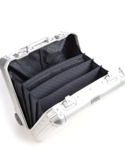 Travelite Upright (2 Wheel) | Aluminium Luggage-Next Trolley (2 wheels) 45cm - Silver