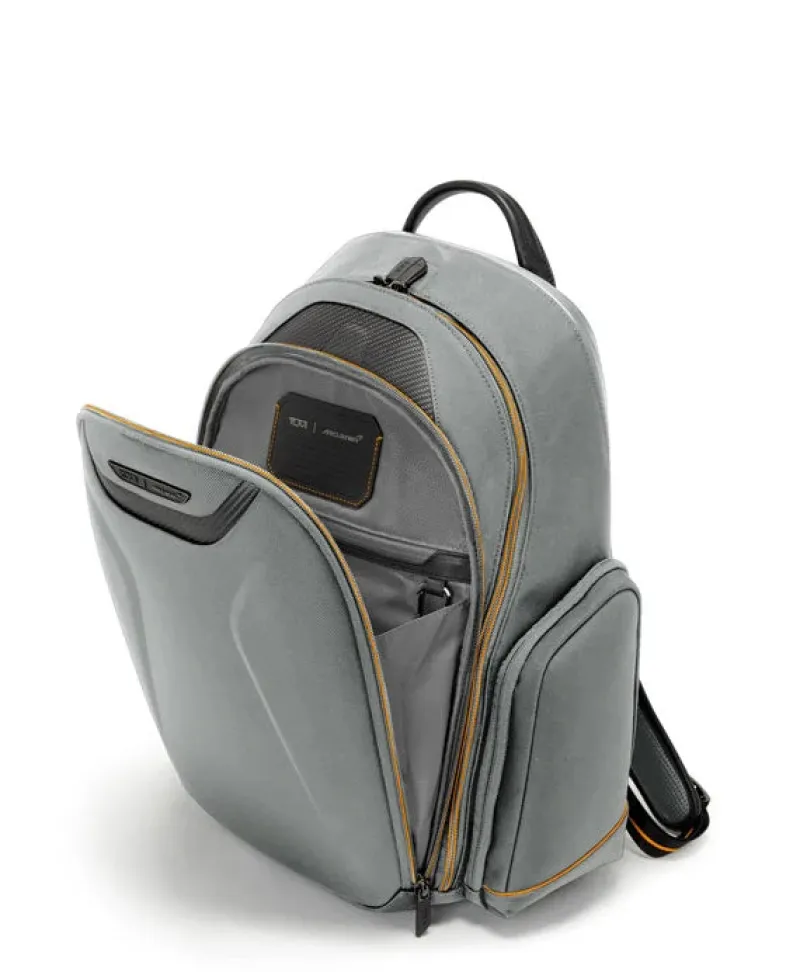London Luggage Backpacks-TUMI MCLAREN Paddock Backpack - Super Grey