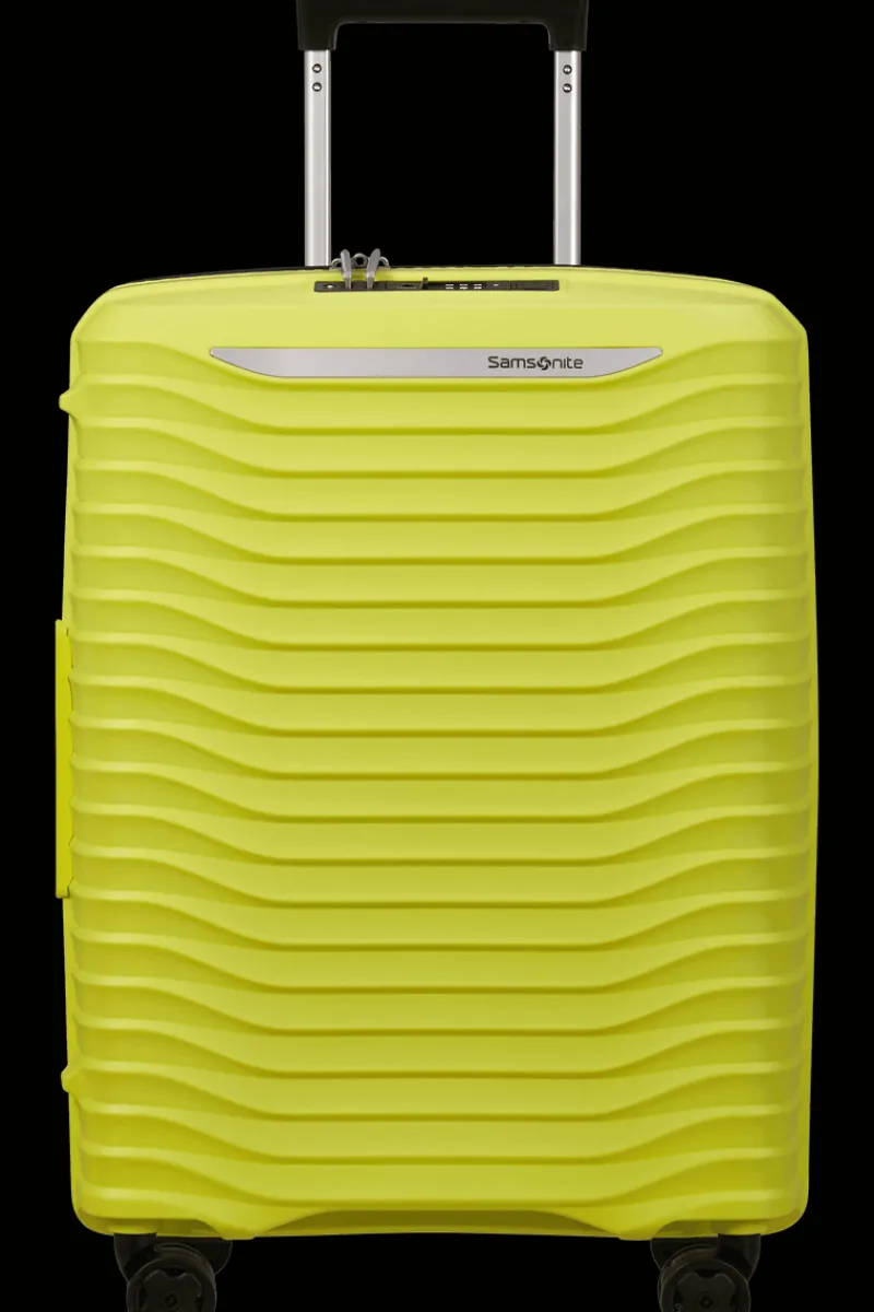 Samsonite Spinner (4 Wheel) | Lightweight Luggage-UPSCAPE Spinner Expandable (4 wheels) 55cm - Lime