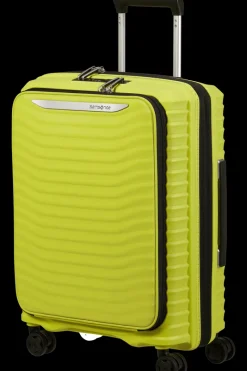 Samsonite Spinner (4 Wheel) | Cabin Luggage-UPSCAPE Spinner Expandable (4 wheels) 55cm Easy Access - Lime