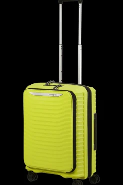 Samsonite Spinner (4 Wheel) | Cabin Luggage-UPSCAPE Spinner Expandable (4 wheels) 55cm Easy Access - Lime