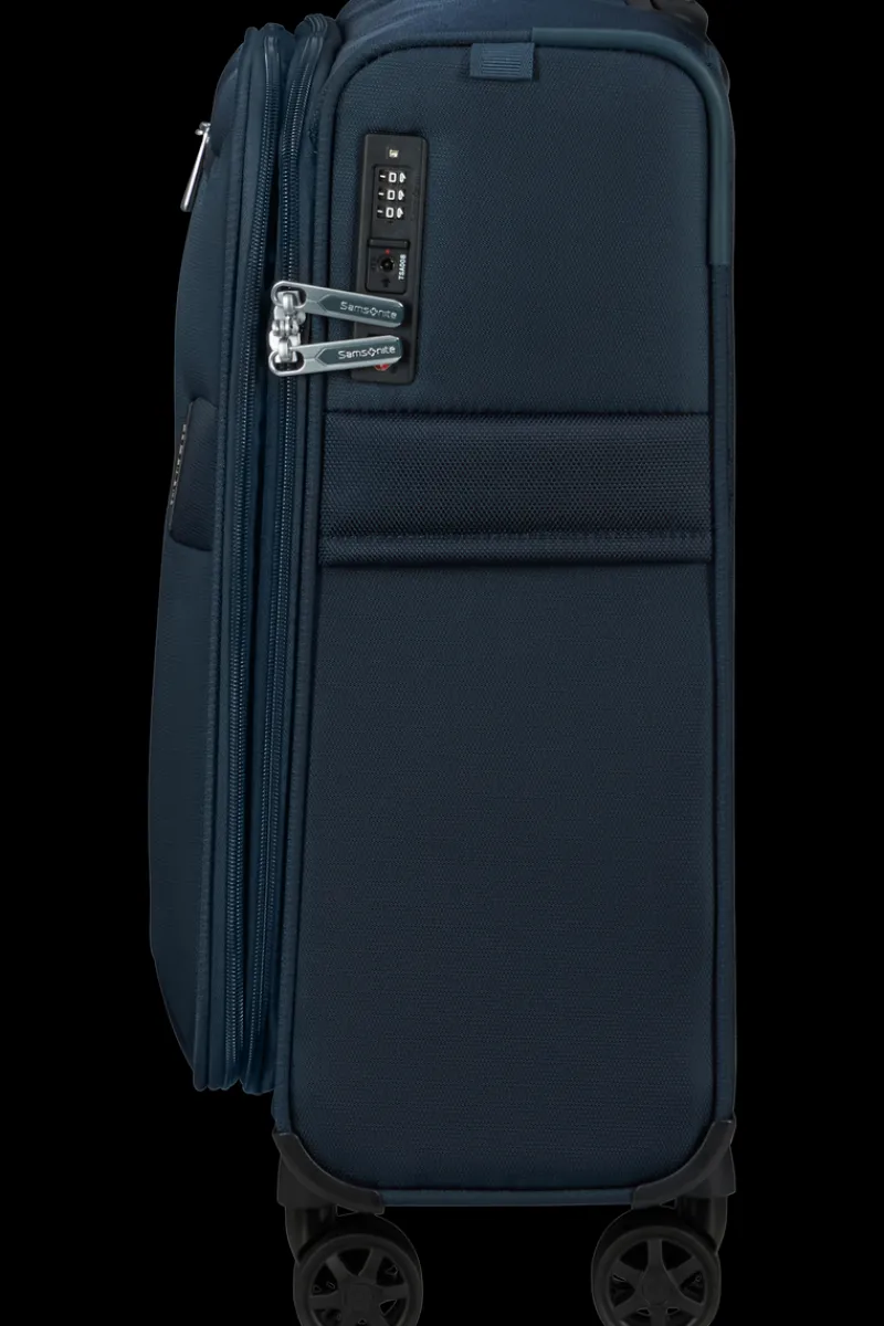 Samsonite Spinner (4 Wheel) | Cabin Luggage-URBIFY Spinner expandable (4 wheels) 55cm - Navy Blue