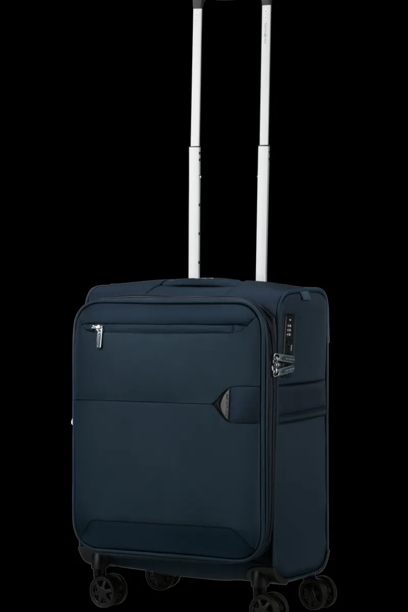 Samsonite Spinner (4 Wheel) | Cabin Luggage-URBIFY Spinner expandable (4 wheels) 55cm - Navy Blue