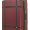 Rock Spinner (4 Wheel) | Hardside Luggage-Vintage Large Suitcase - Burgundy