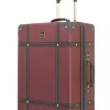 Rock Spinner (4 Wheel) | Hardside Luggage-Vintage Medium Suitcase - Burgundy