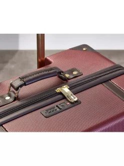 Rock Spinner (4 Wheel) | Hardside Luggage-Vintage Medium Suitcase - Burgundy
