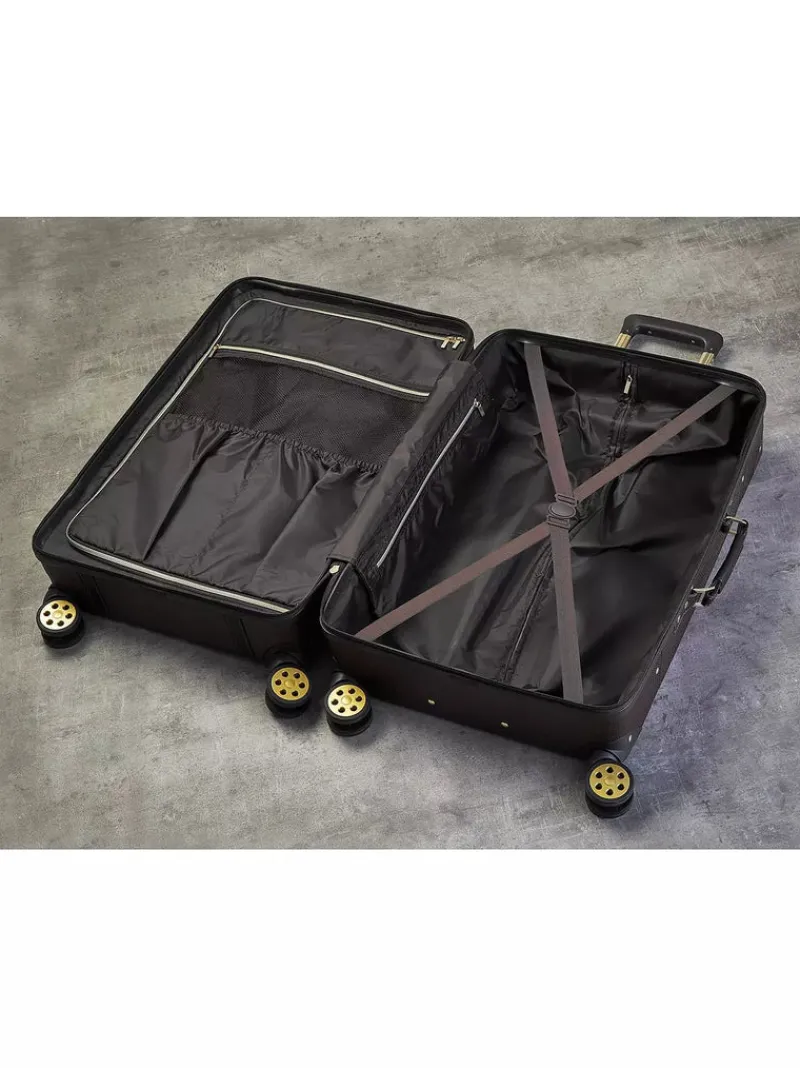 Rock Spinner (4 Wheel) | Hardside Luggage-Vintage Small Suitcase - Burgundy