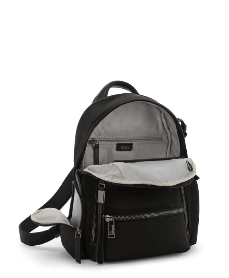 Tumi Backpacks-VOYAGEUR Celina Small Backpack - Black/Gunmetal
