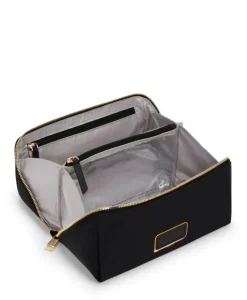 Tumi Beauty Case | Toiletry Bags-VOYAGEUR Dallas Cosmetic Bag - Black/Gold