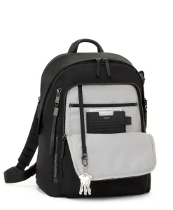 London Luggage Backpacks-VOYAGEUR Halsey Backpack - Black/Gunmetal