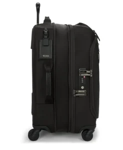 Tumi Softside Luggage | Cabin Luggage-VOYAGEUR LEGER Continental 4 Wheeled Expandable Carry-On - Black/Gunmetal