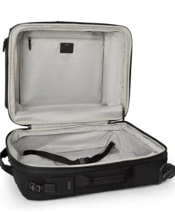 Tumi Softside Luggage | Cabin Luggage-VOYAGEUR LEGER International 4 Wheeled Expandable Carry-On - Black/Gunmetal