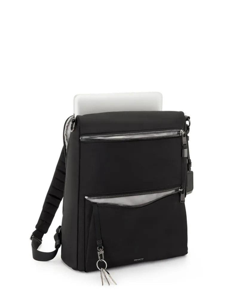 Tumi Handbags & Totes | Backpacks-VOYAGEUR Leigh Backpack/Tote - Black/Gunmetal