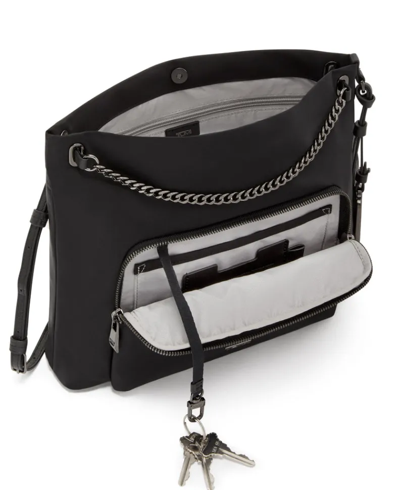 Tumi Crossbodys-VOYAGEUR Nairobi Crossbody - Black/Gunmetal