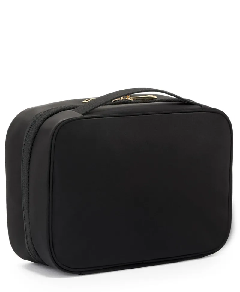 Tumi Beauty Case | Toiletry Bags-VOYAGEUR Tammin Cosmetic - Black/Gold