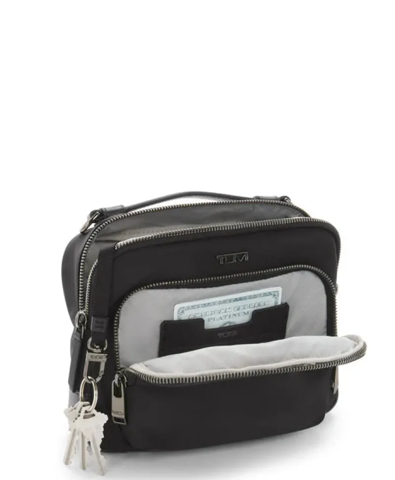 Tumi Crossbodys-Voyageur Teghan Crossbody - Black/Gunmetal