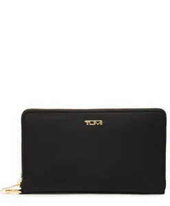Tumi Jewellery Case-VOYAGEUR Vevay Jewelry Portfolio - Black/Gold