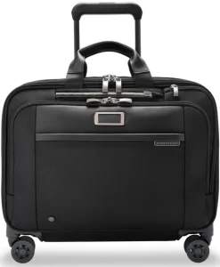 Briggs & Riley Spinner (4 Wheel)-@Work Large Spinner Brief - Black