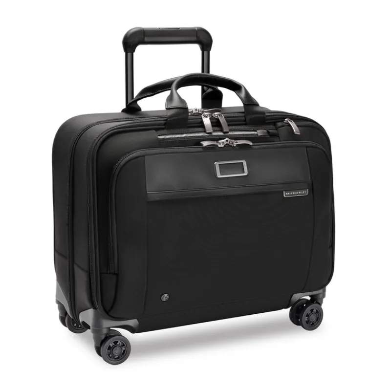 Briggs & Riley Spinner (4 Wheel)-@Work Large Spinner Brief - Black