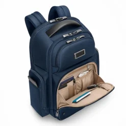 Briggs & Riley Backpacks-@Work Medium Cargo Backpack - Navy