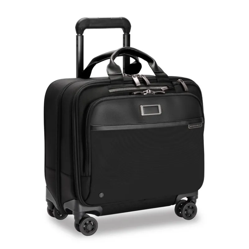 Briggs & Riley Spinner (4 Wheel)-@Work Medium Spinner Brief - Black