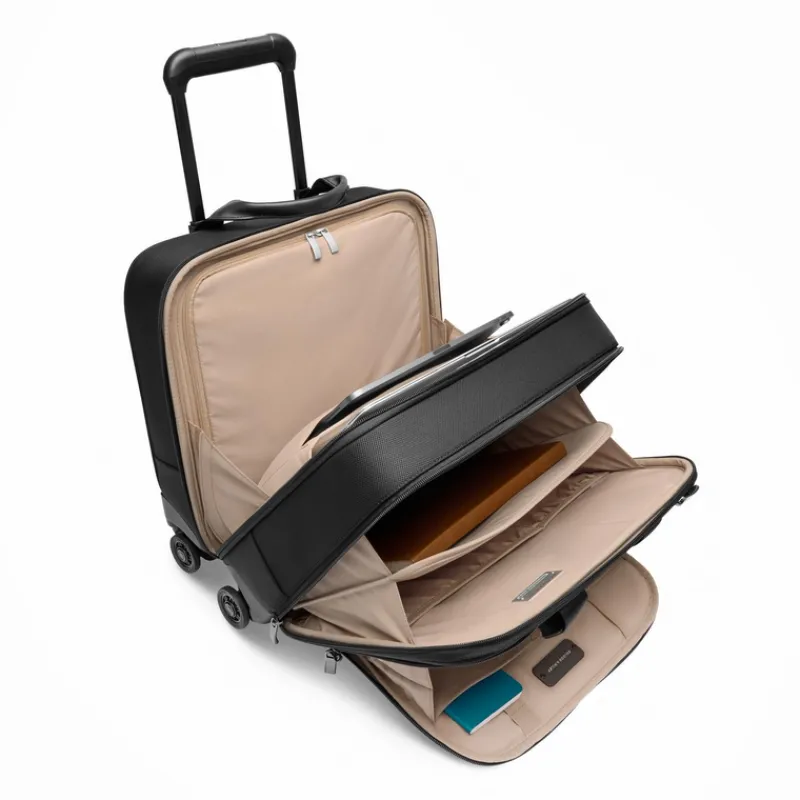 Briggs & Riley Spinner (4 Wheel)-@Work Medium Spinner Brief - Black