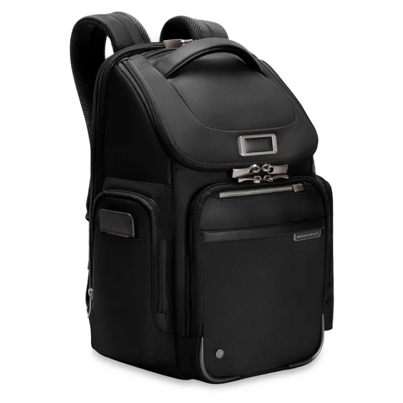 Briggs & Riley Backpacks-@Work Medium Widemouth Backpack - Black